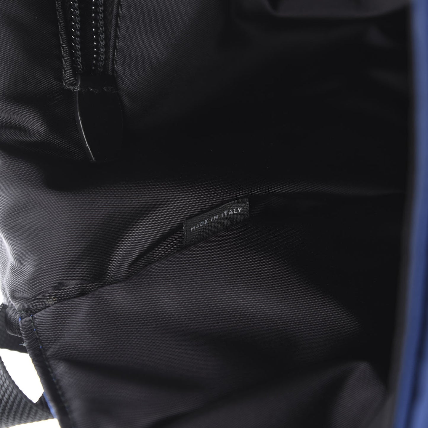 Tessuto Nylon Soft Calf Messenger Royal Black