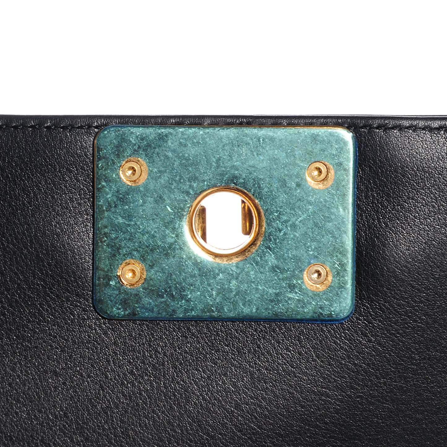 Calfskin New Medium Boy Flap Black