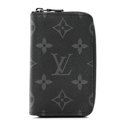 Louis Vuitton Monogram Eclipse Zippy Coin Purse Vertical 1 of 7
