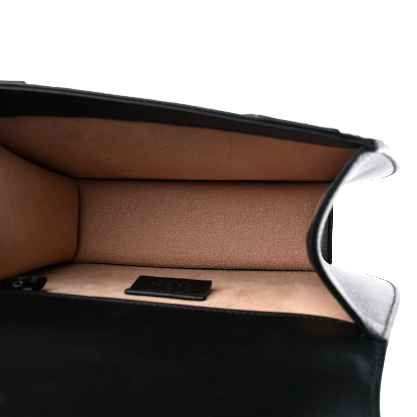 GG Supreme Monogram Small Osiride Shoulder Bag Black Gold