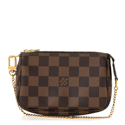 Louis Vuitton Damier Ebene Mini Pochette Accessories 1 of 8