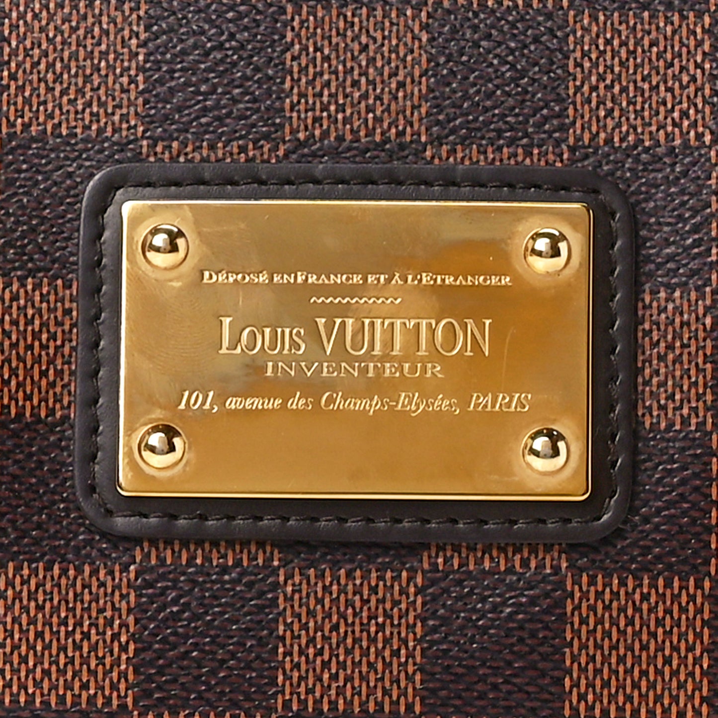 Damier Ebene Eva Clutch