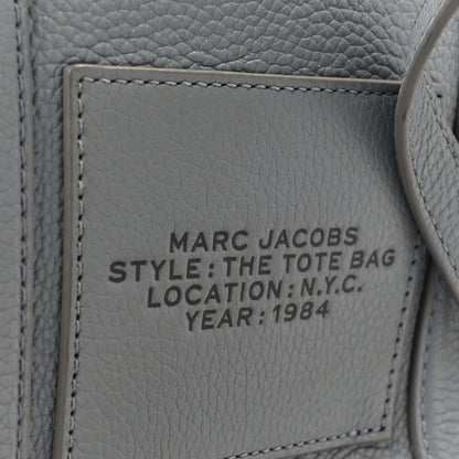 Marc Jacobs Grained Calfskin Medium The Tote Bag Grey 9 of 14