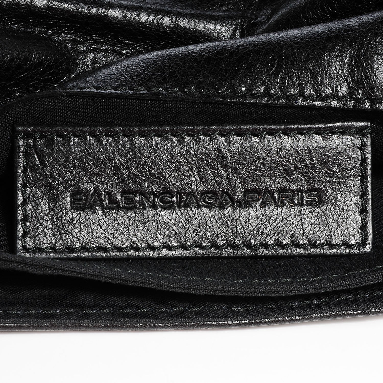 Balenciaga Agneau Giant 12 Rose Gold Hardware Envelope Clutch Black 7 of 13