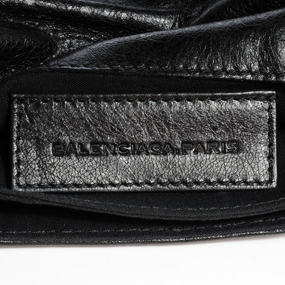 Balenciaga Agneau Giant 12 Rose Gold Hardware Envelope Clutch Black 7 of 13