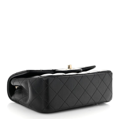 Chanel Lambskin Quilted Mini Rectangular Flap Black 4 of 9