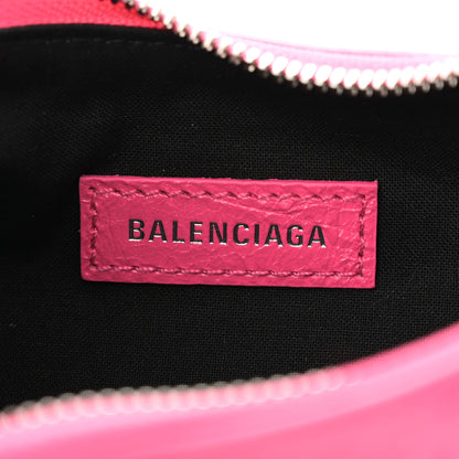 Balenciaga Agneau Arena Le Cagole Shoulder Bag XS Hot Pink 6 of 10