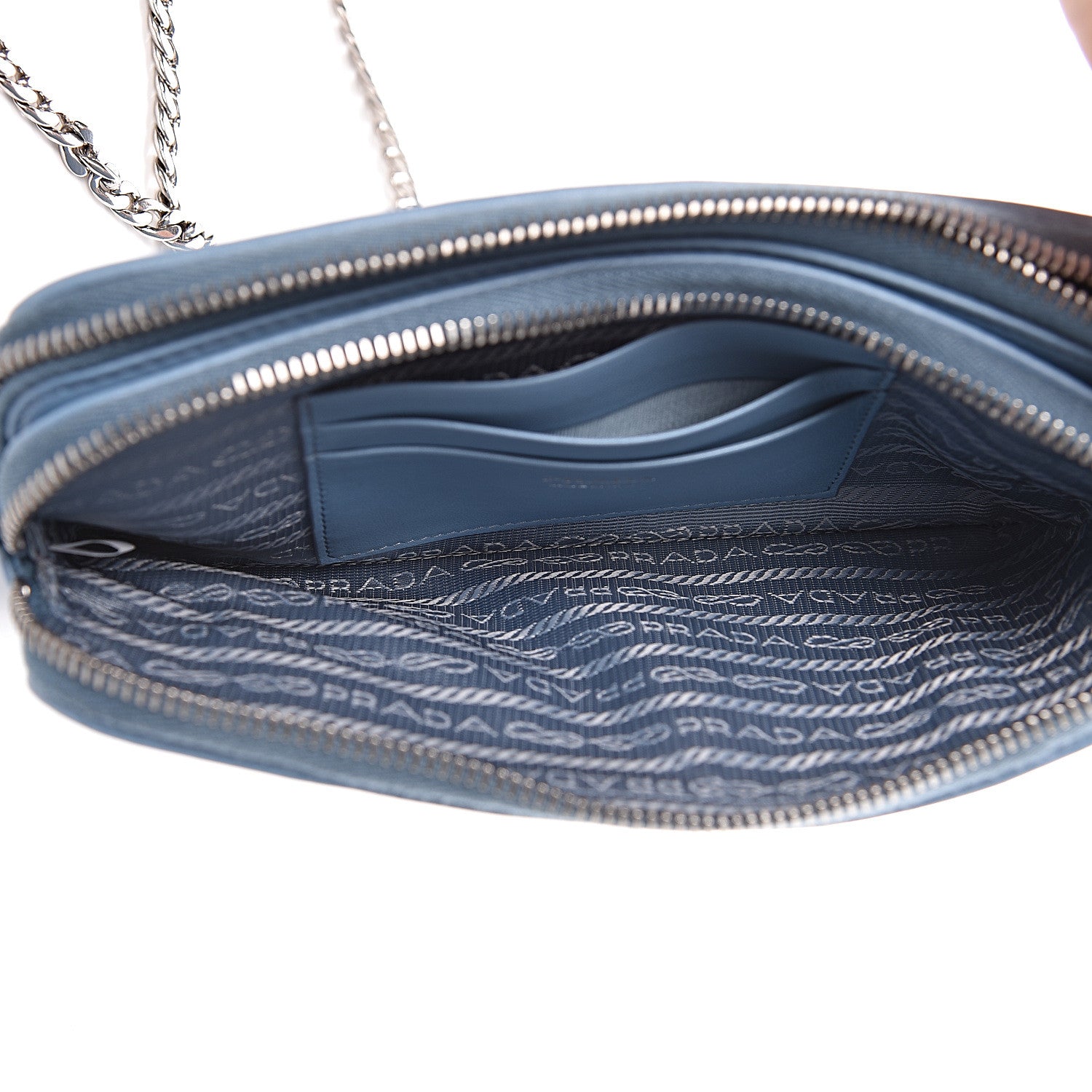 Prada Nappa Impunture Mini Shoulder Bag Astrale 7 of 13