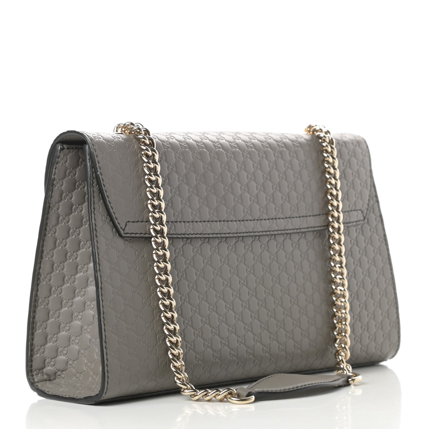 Soft Microguccissima Medium Emily Chain Shoulder Bag Loess