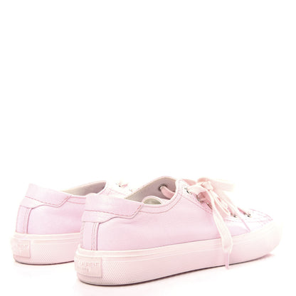 Saint Laurent Calfskin Distressed Bedford Low Top Sneakers 36 Fanne Rose 4 of 11