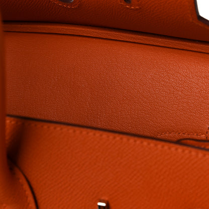 Hermes Epsom Birkin 35 Orange 10 of 14
