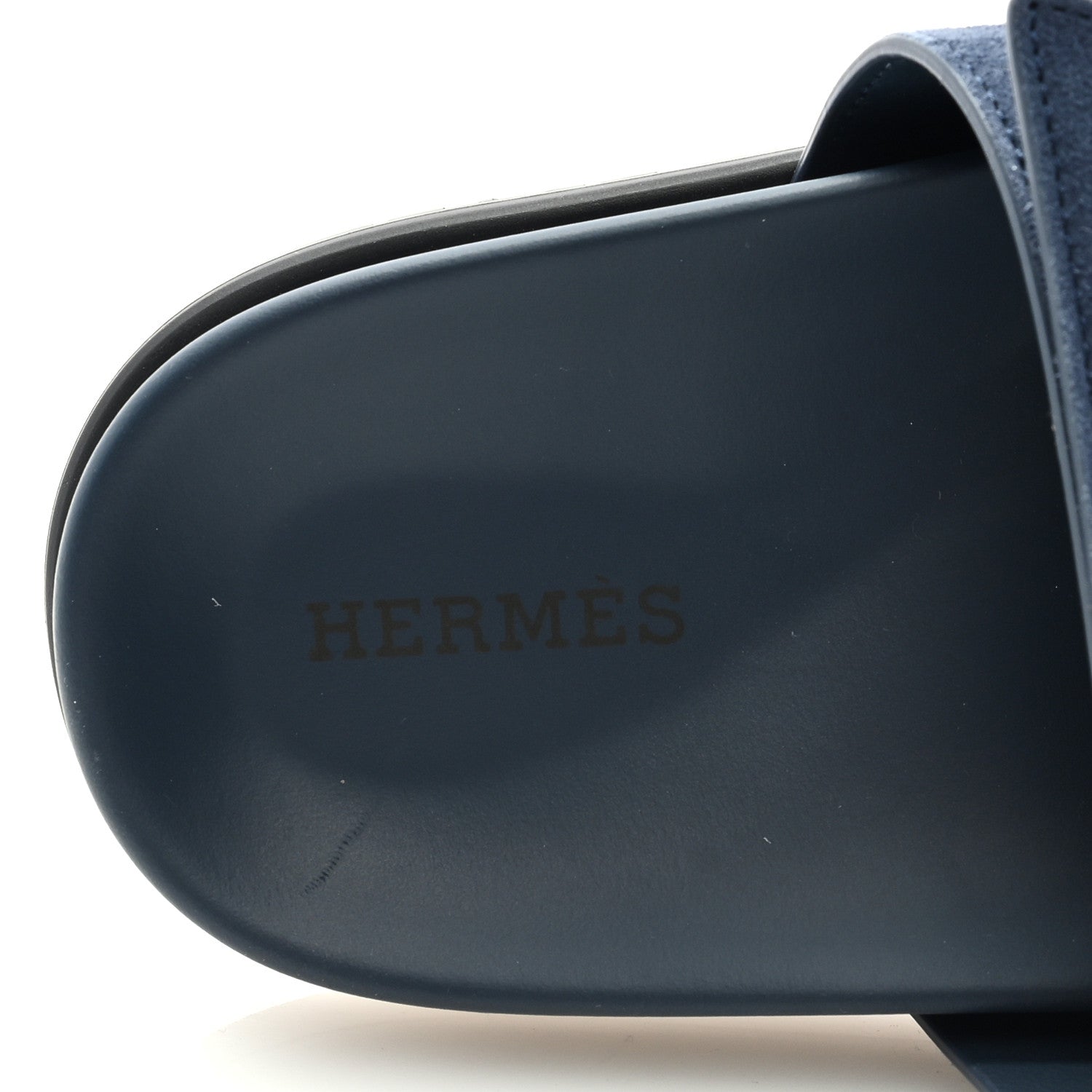 Hermes Suede Goatskin Womens Chypre Sandals 36.5 Bleu Celeste 7 of 9