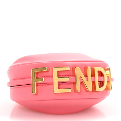 Fendi Vitello Grace New Matte Nano Fendigraphy Hobo Charm Pink Dalia 4 of 6