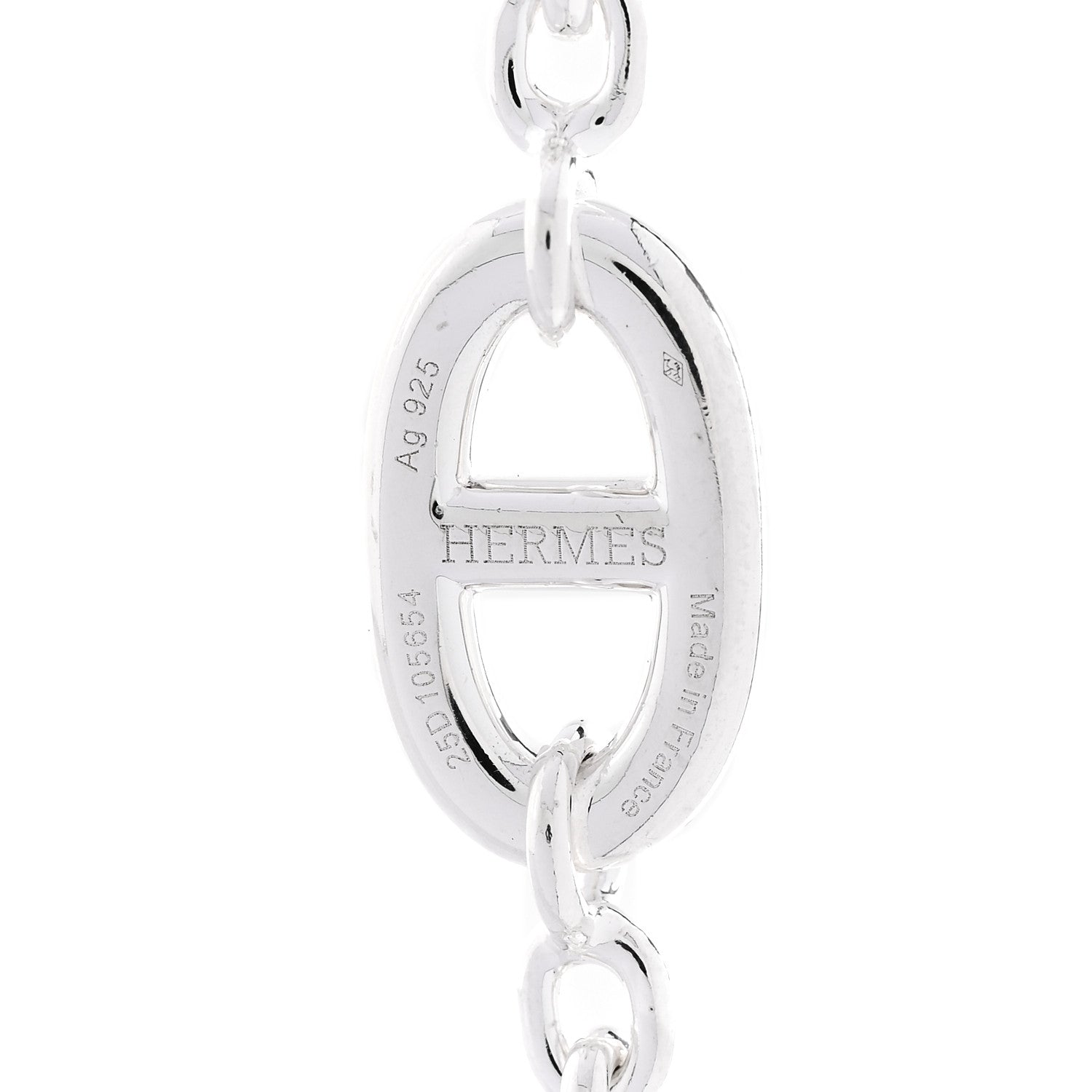 Hermes Sterling Silver Farandole Necklace 120 5 of 6