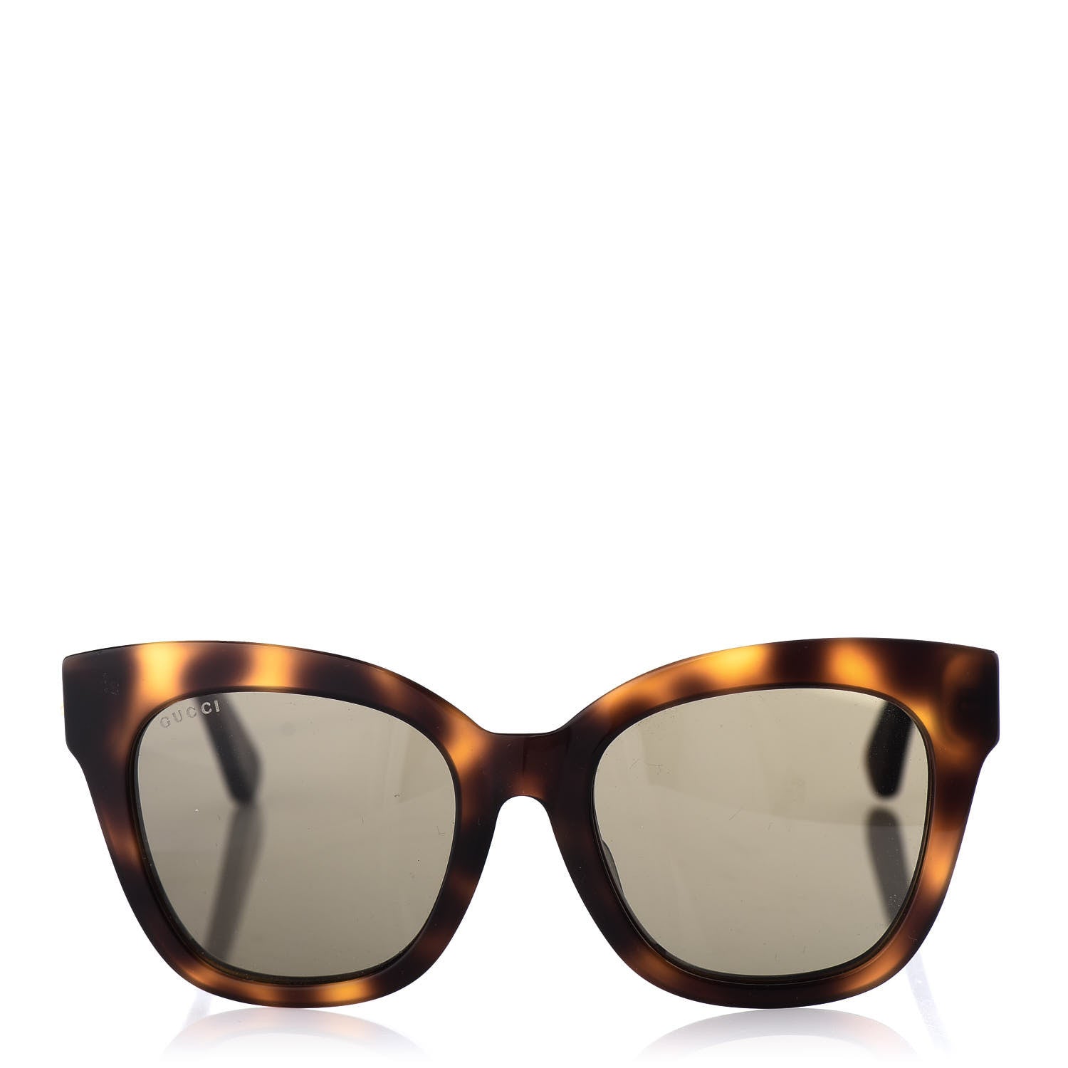 Gucci Acetate Square Frame Sunglasses GG0029S Tortoise 2 of 8