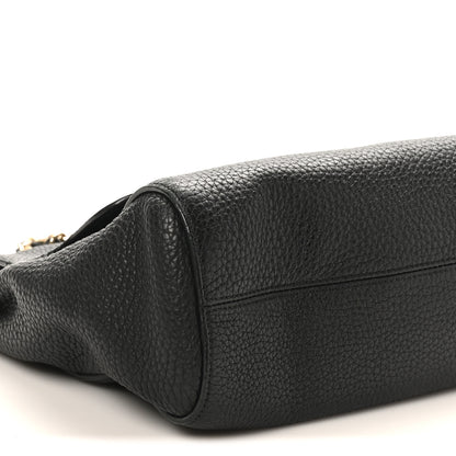 Mulberry Small Classic Grain Calfskin Medium Lily Black 8 of 10