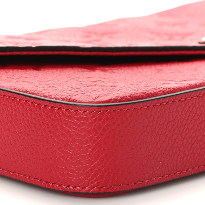 Louis Vuitton Empreinte Pochette Felicie Chain Wallet Cherry 8 of 9