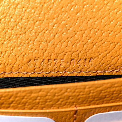 Gucci Raffia GG Monogram Matelasse GG Marmont Chain Wallet Natural Beige Off White Sun Oil 7 of 11