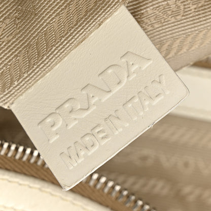 Prada Jacquard Logo Handbag Corda White 6 of 12