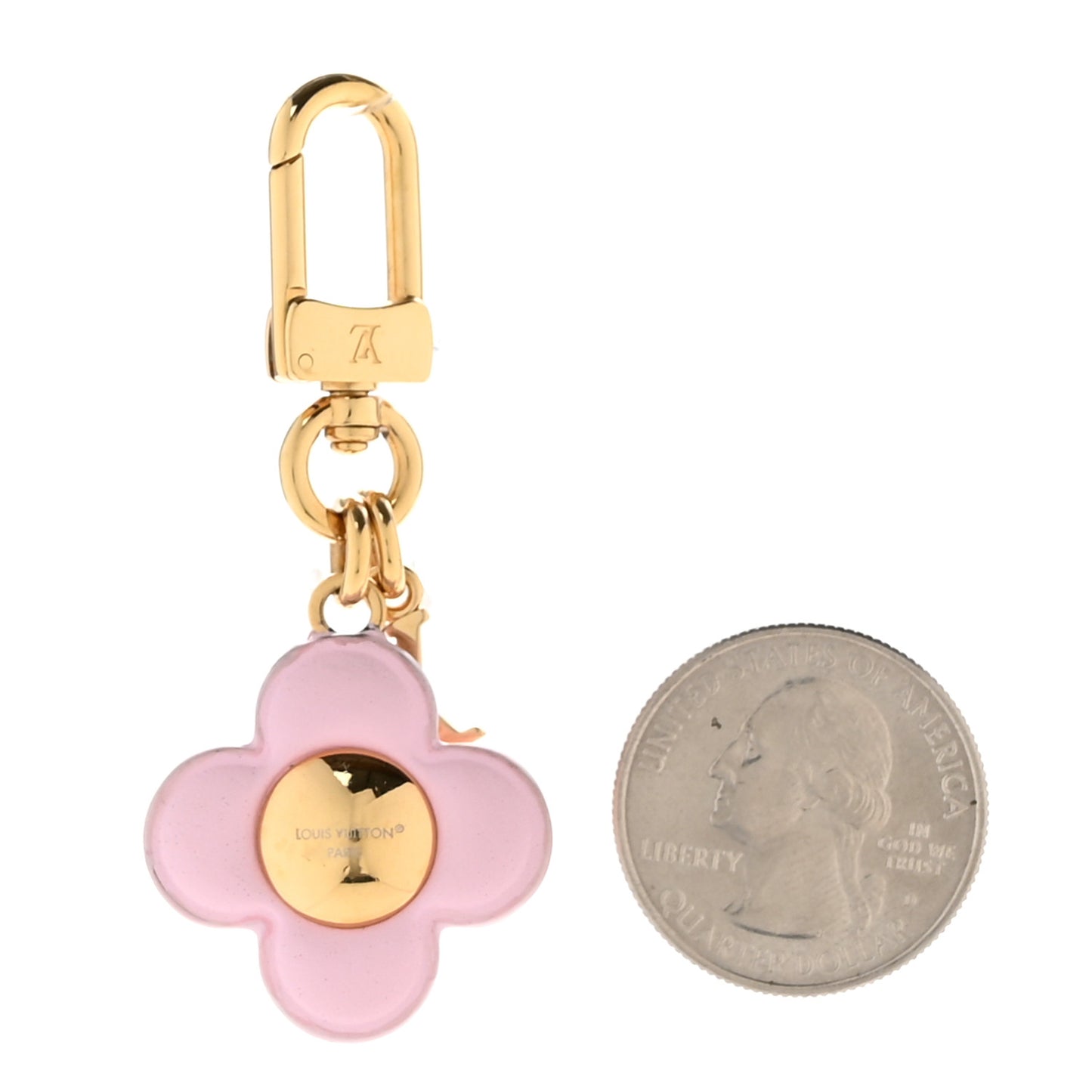 Micro Vivienne Bag Charm Key Holder Rose