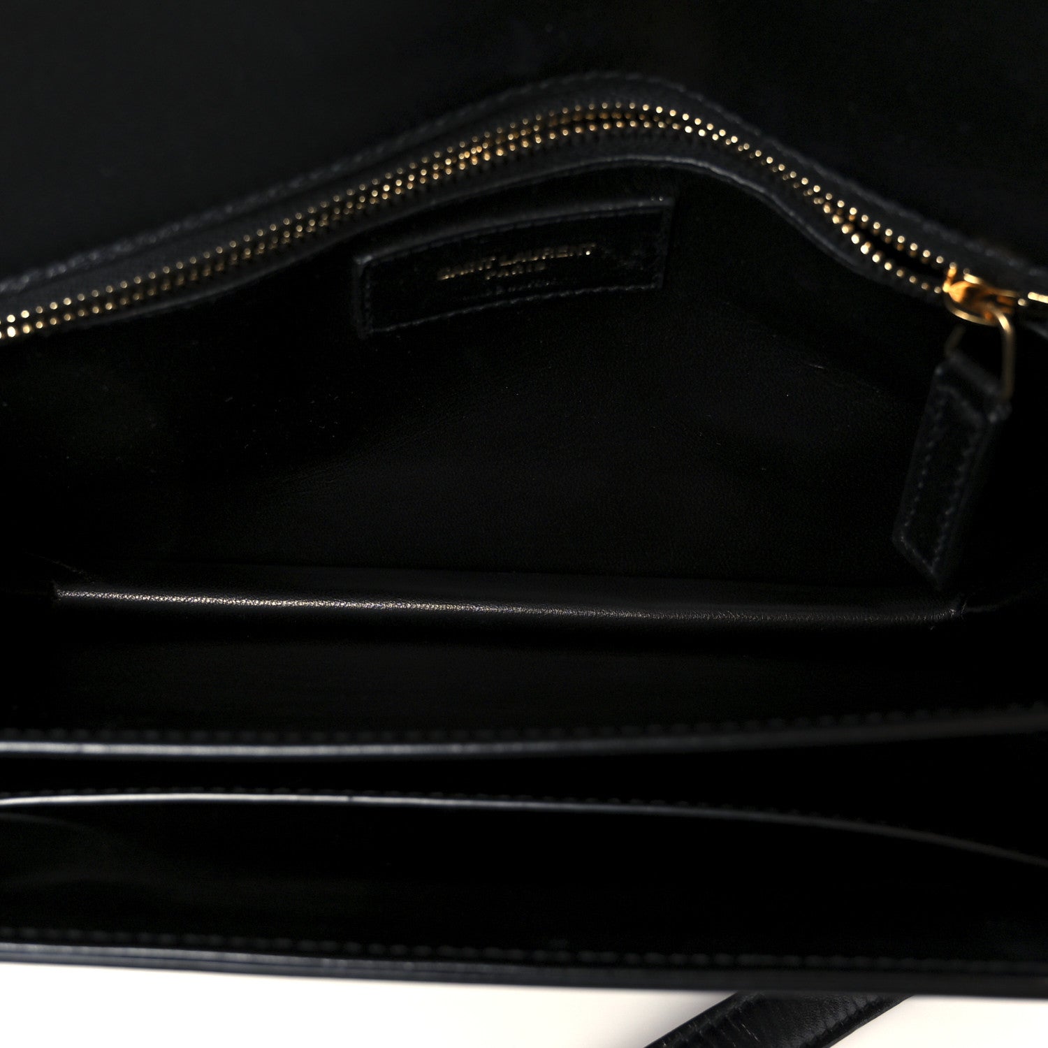 Saint Laurent Smooth Calfskin Le Maillon Satchel Black 5 of 11