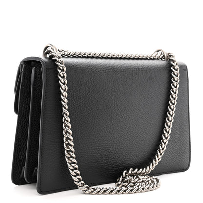 Gucci Pebbled Calfskin Small Dionysus Shoulder Bag Black 3 of 10
