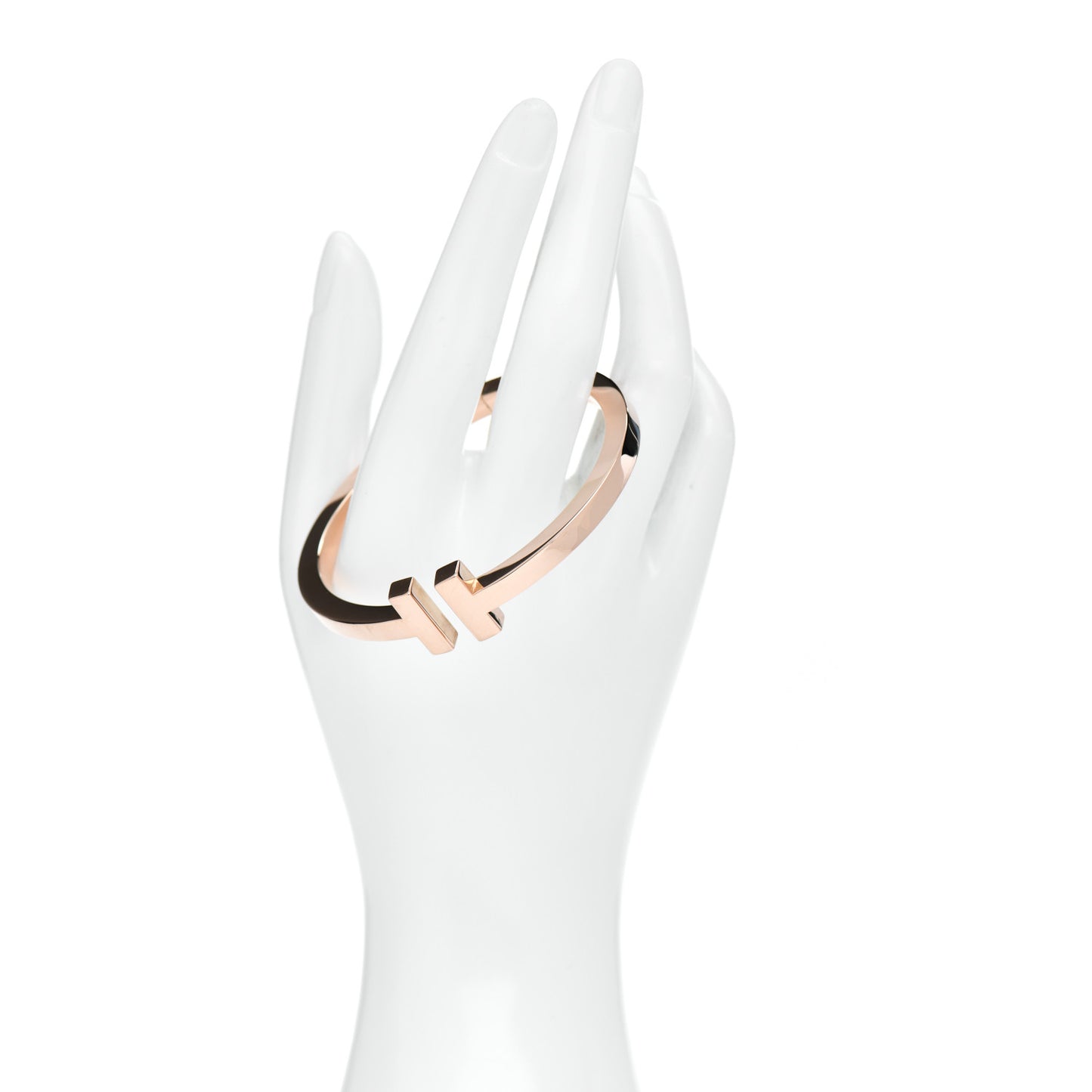 18K Rose Gold T Square Bracelet