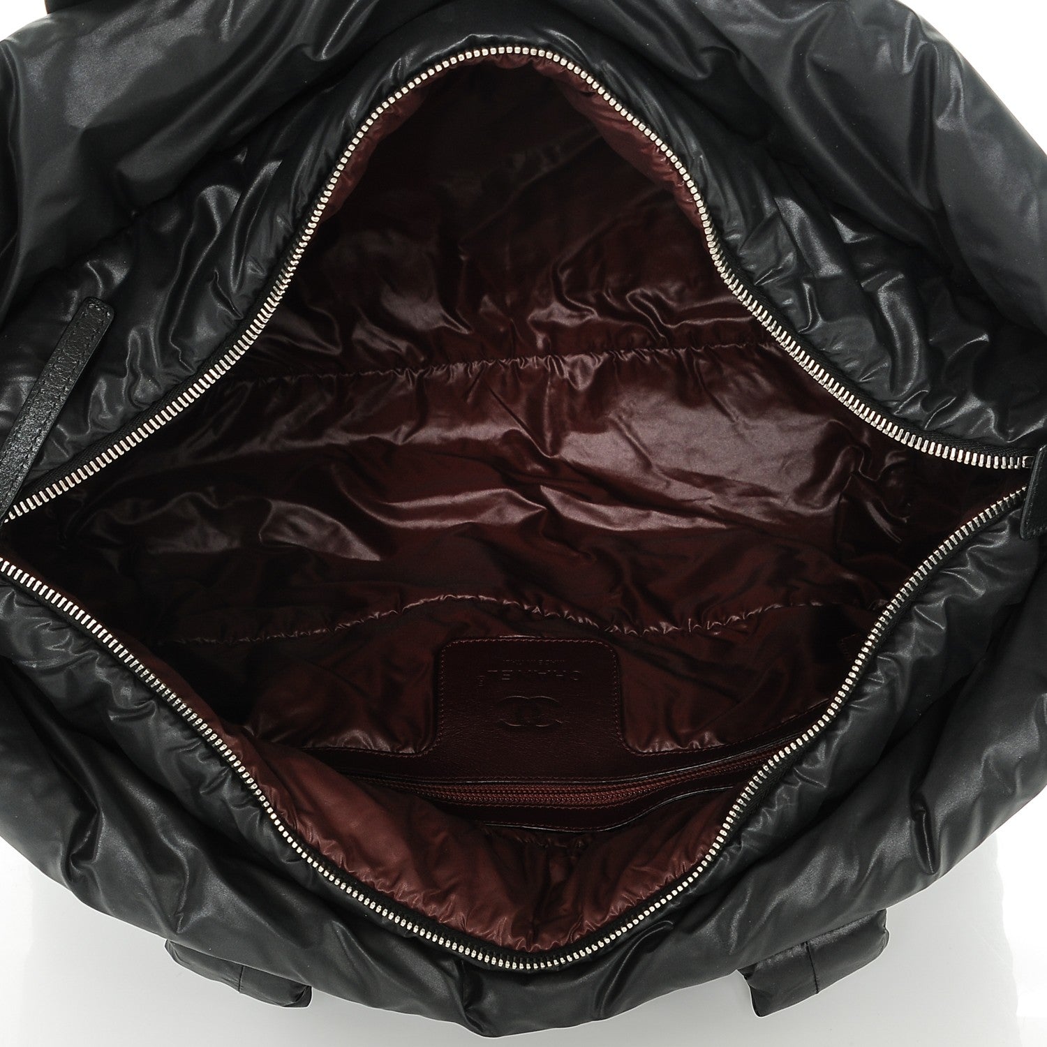Chanel Nylon Quilted Large Coco Cocoon Tote Black 5 of 8