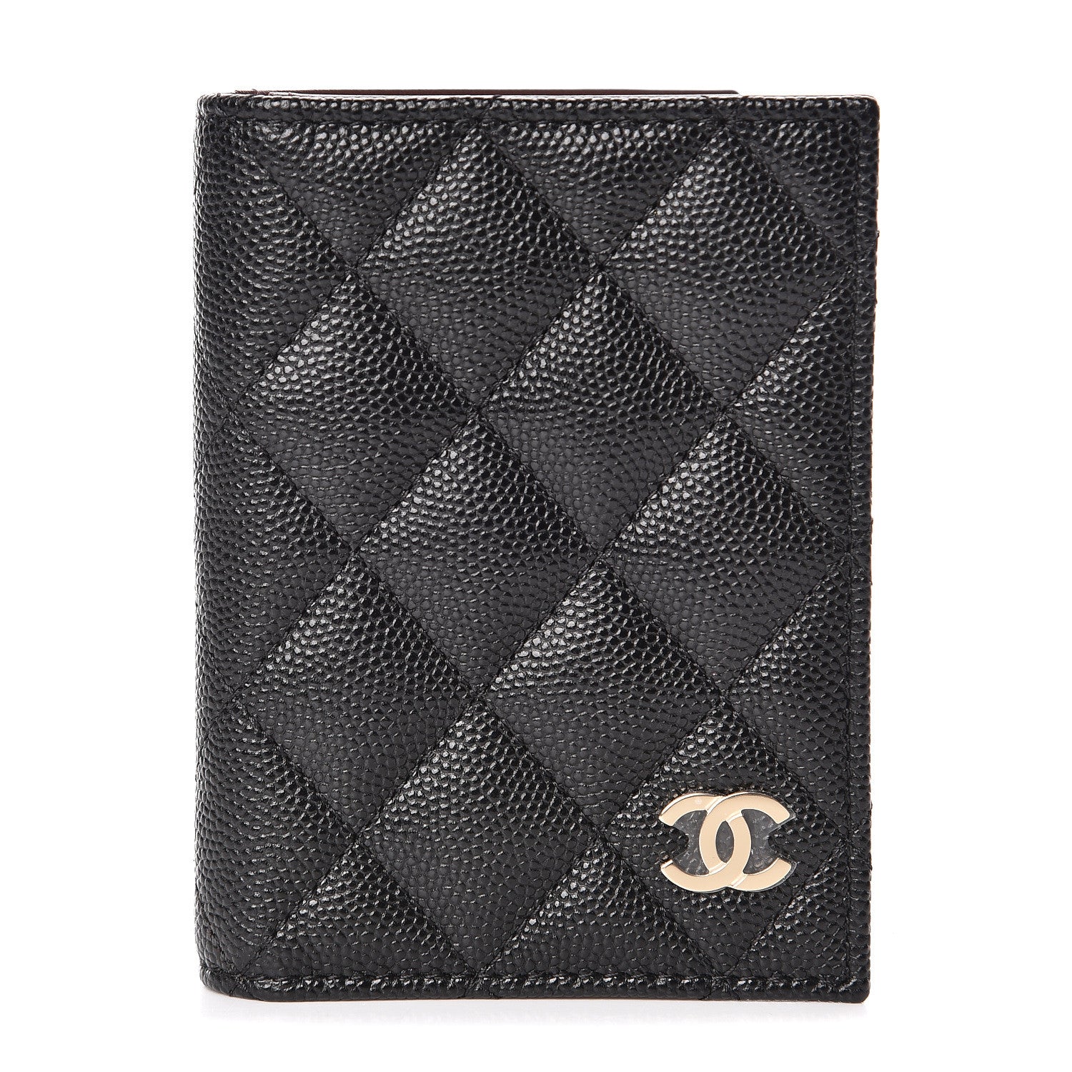 Chanel Caviar Quilted Card Holder Wallet Black 1 of 9