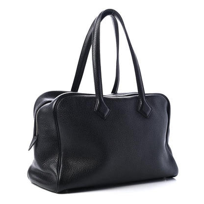 Hermes Taurillon Clemence Victoria II 35 Black 2 of 4