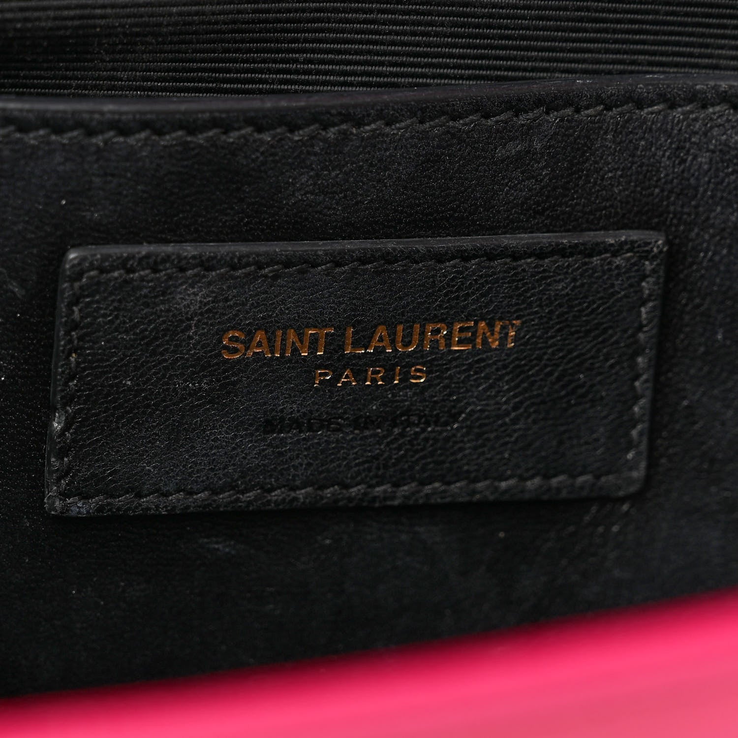Saint Laurent Grain De Poudre Classic Monogram Cassandre Clutch Lipstick Fuchsia 6 of 9