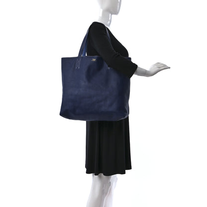 Hermes Veau Sikkim Double Sens 45 Tote Bleu Sapphire Bleu Paradis 2 of 12