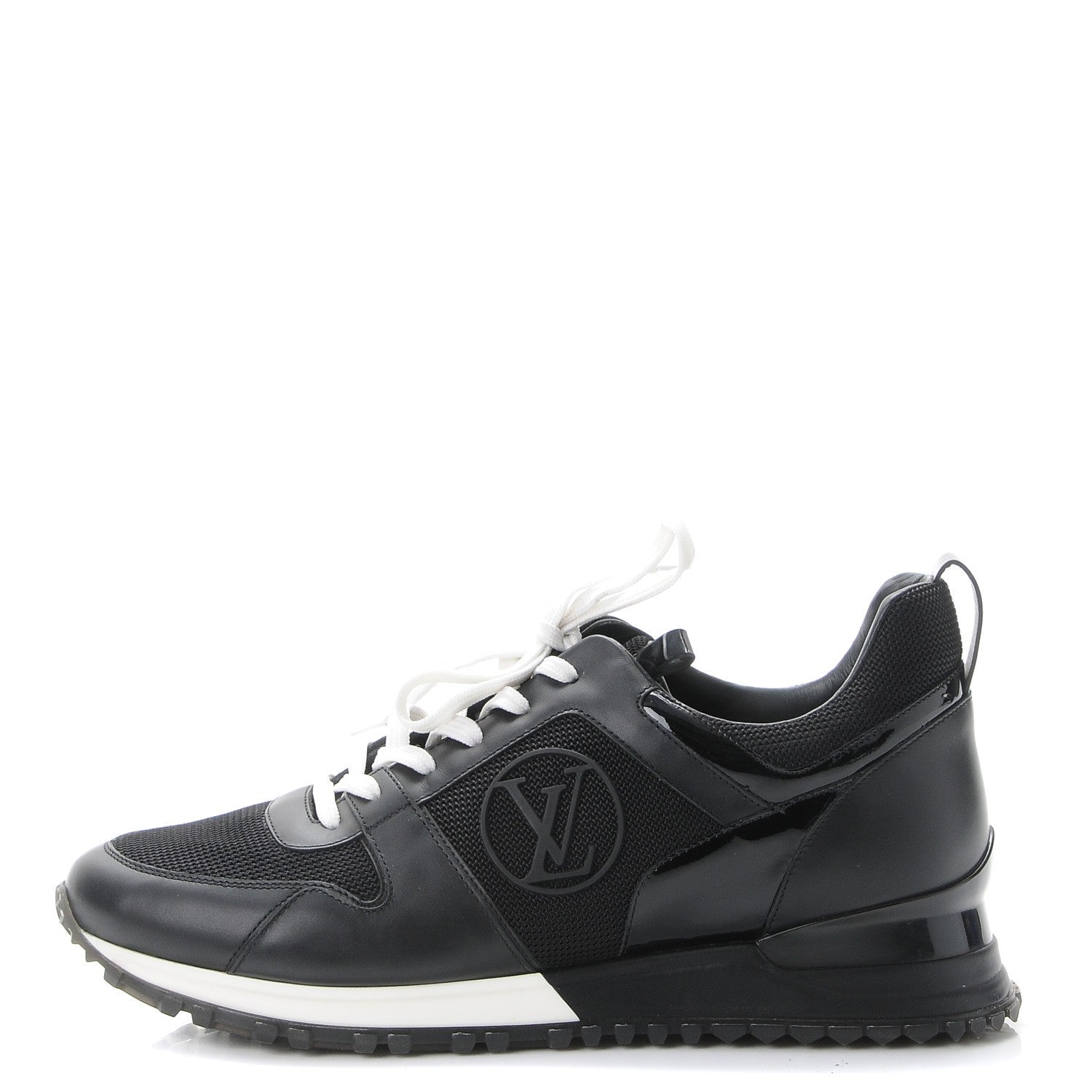 Louis Vuitton Calfskin Run Away Sneakers 39.5 Black 1 of 8