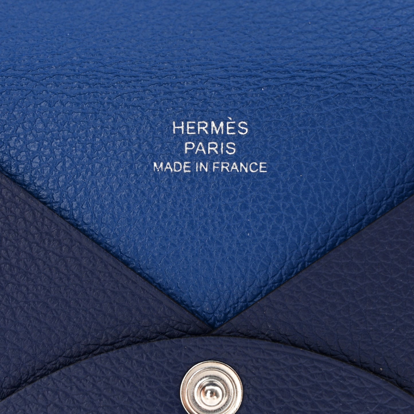 Evercolor Verso Calvi Card Case Bleu Saphir Bleu France
