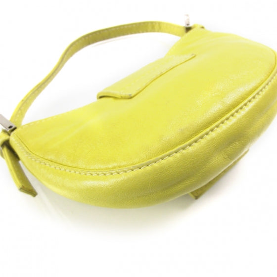 Fendi Lambskin Mini Baguette Yellow 5 of 13