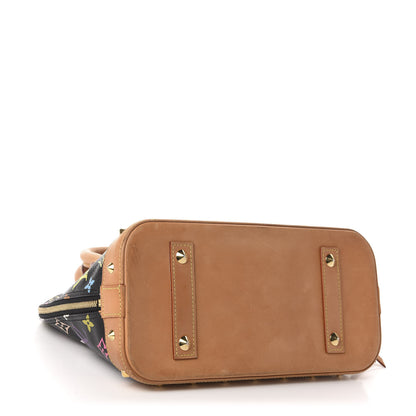 Louis Vuitton Monogram Multicolor Alma PM Black 4 of 9