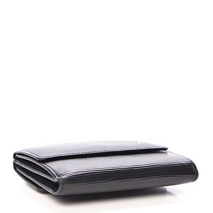 Louis Vuitton Epi Elise Wallet Black 4 of 12