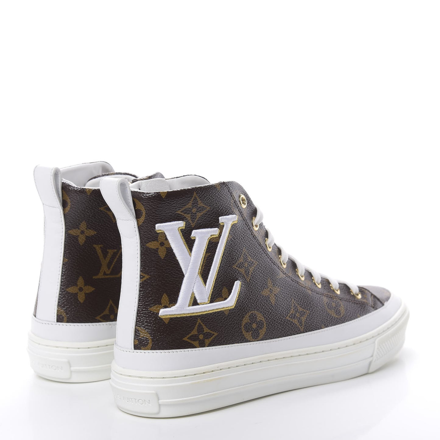 Patent Monogram Stellar Sneaker Boots 38