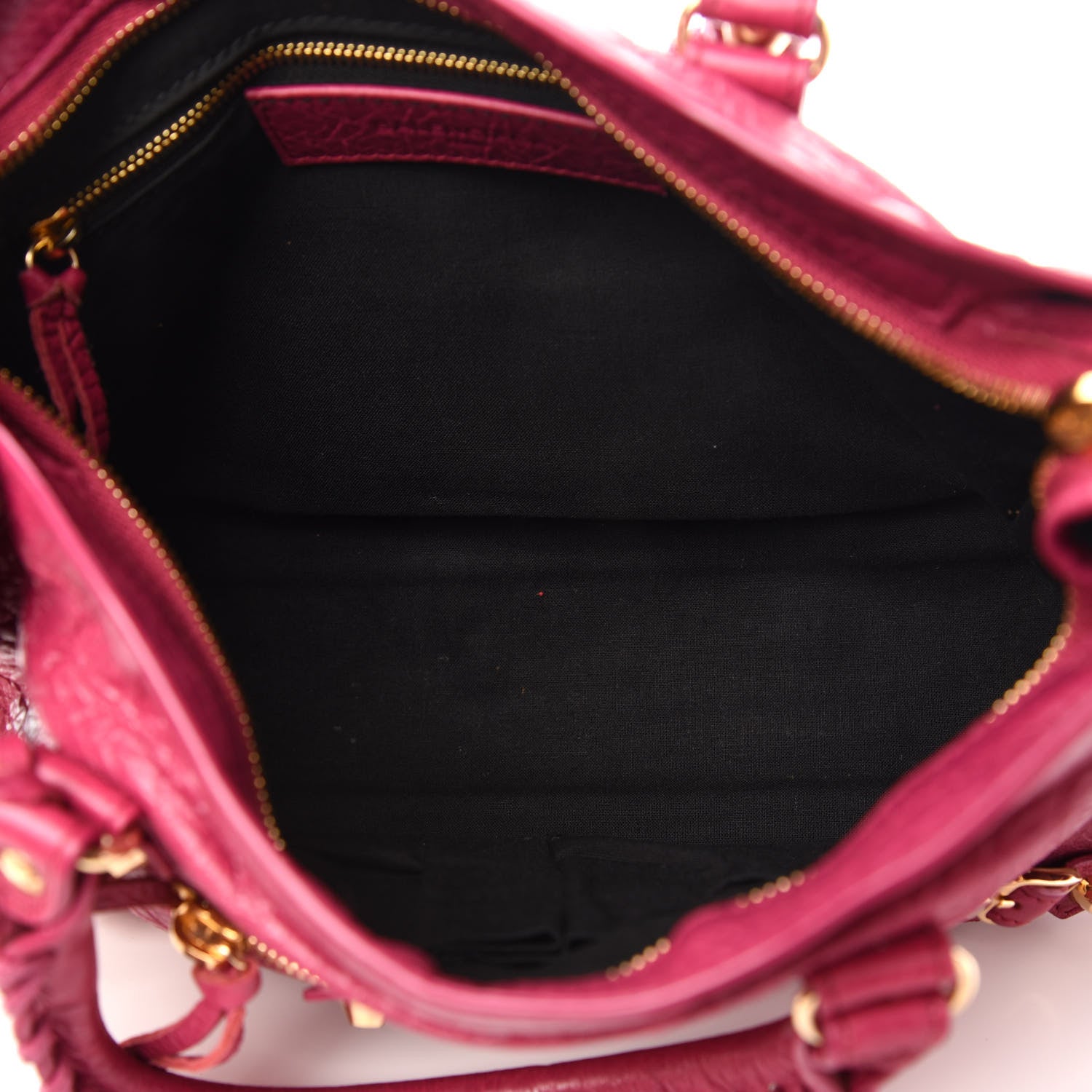 Balenciaga Agneau Classic Gold Hardware S City Rose Dahlia 6 of 12
