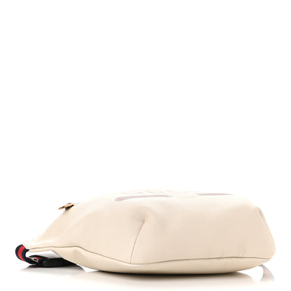Gucci Grained Calfskin Logo Belt Bag White 4 of 10