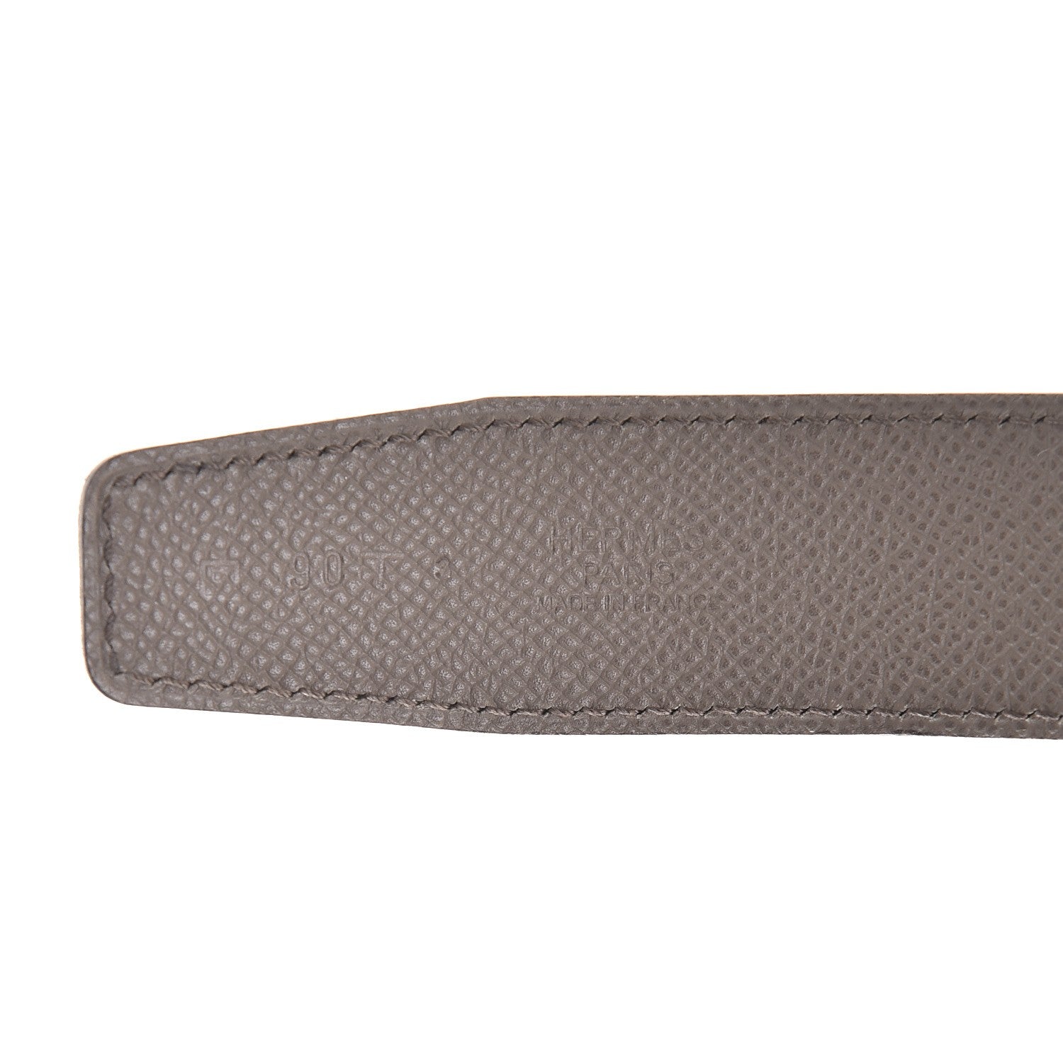 Hermes Swift Epsom Belt Strap 90 Etoupe Etain 5 of 7