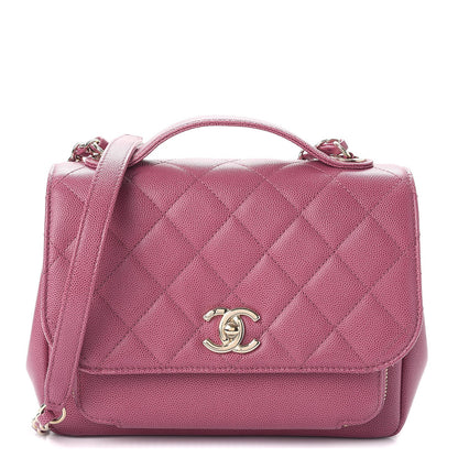 Chanel Caviar Quilted Small Business Affinity Flap Dark Pink 1 of 9