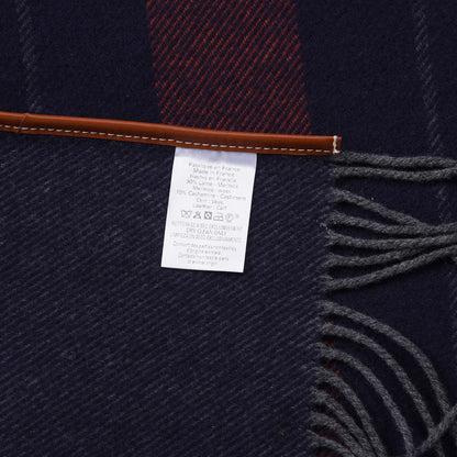 Hermes Merino Wool Cashmere Rocabar Poncho Gris 2 of 4