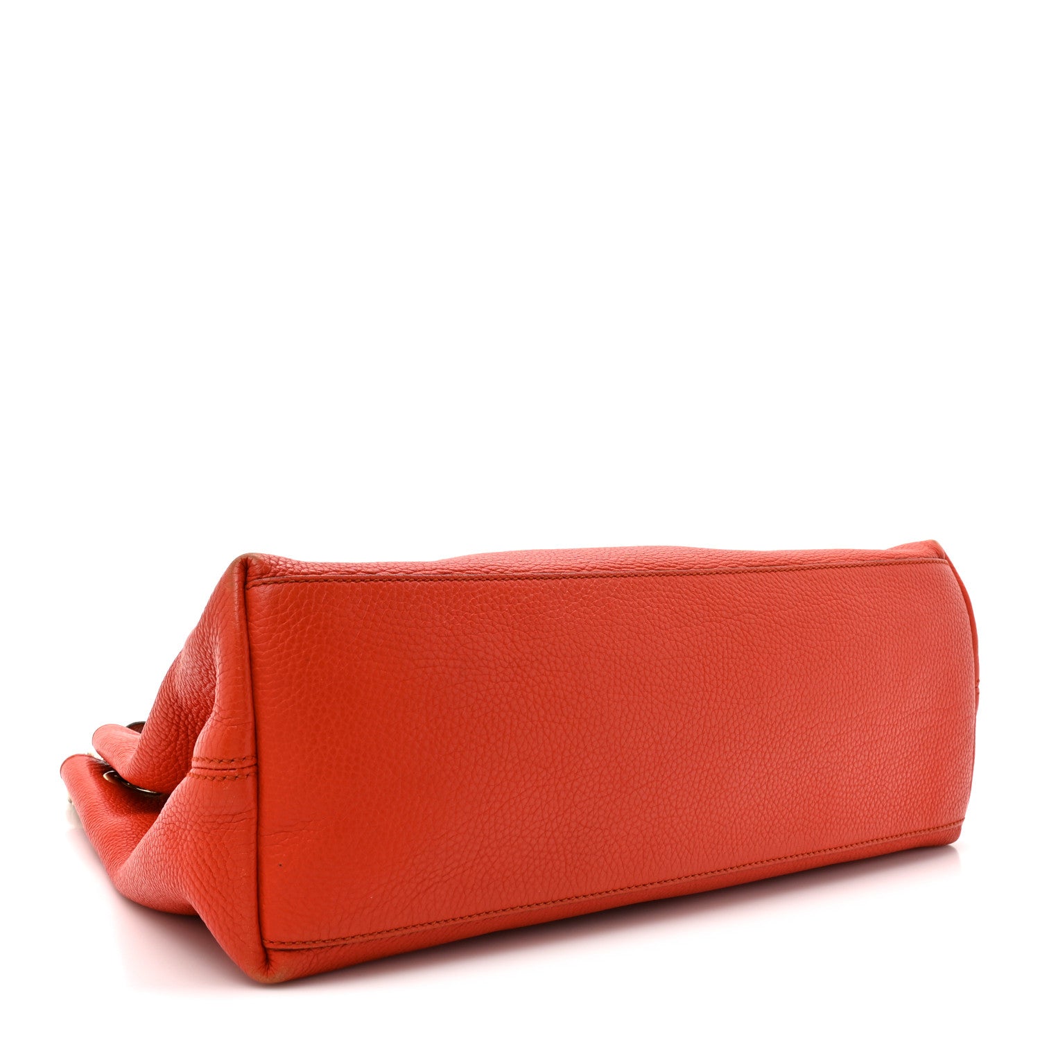 Gucci Pebbled Calfskin Medium Soho Chain Shoulder Bag Sun Orange 4 of 17