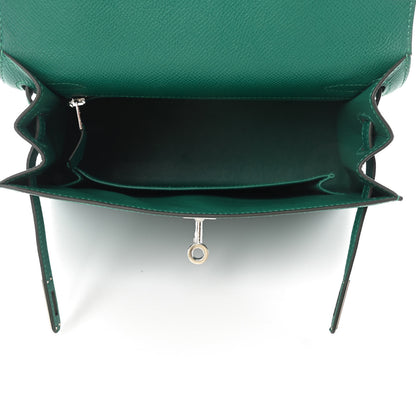 Hermes Epsom Kelly Sellier 25 Malachite 5 of 11