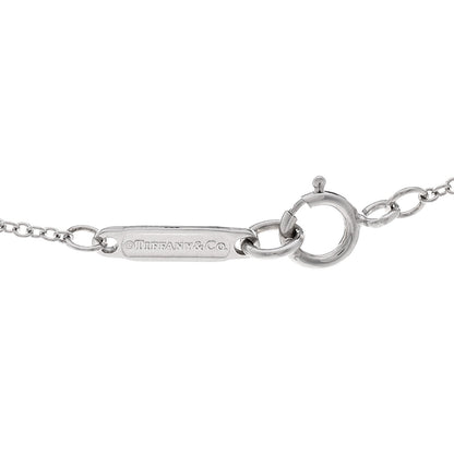 Tiffany 18K White Gold Diamond Mini Bow Pendant Necklace 4 of 4