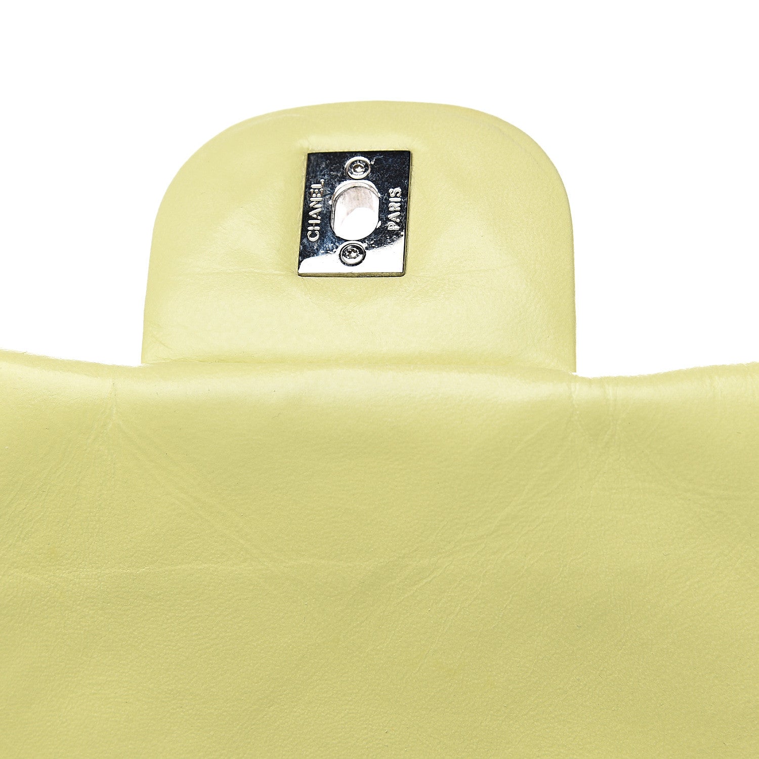 Chanel Lambskin Quilted Jumbo Single Flap Green 7 of 14