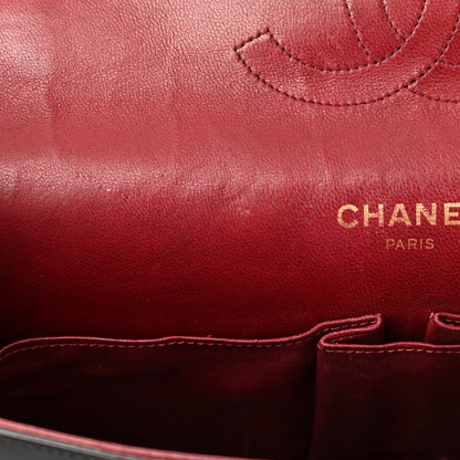 Chanel Lambskin Quilted Medium Bijoux Chain Double Flap Black 12 of 19