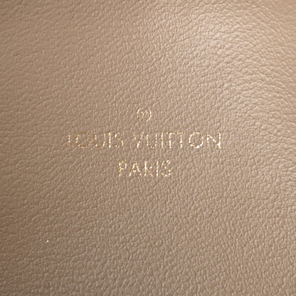 Louis Vuitton Empreinte Monogram Giant Pochette Felicie Zippered Insert Tourterelle Creme 6 of 7