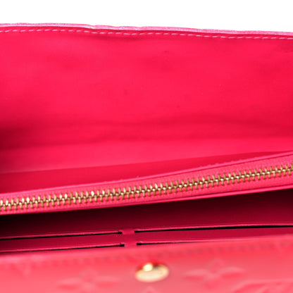 Louis Vuitton Vernis Sarah Wallet Rose Pop 11 of 15